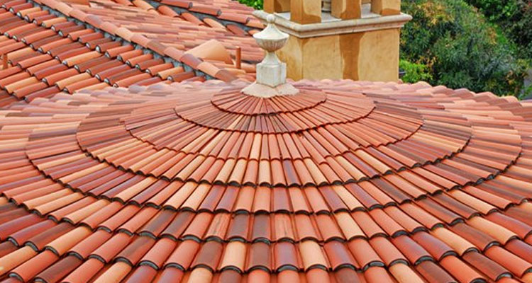 Concrete Clay Tile Roof Commerce
